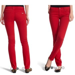 🔴WHBM The Mod (Slim Ankle) Red Jean🔴